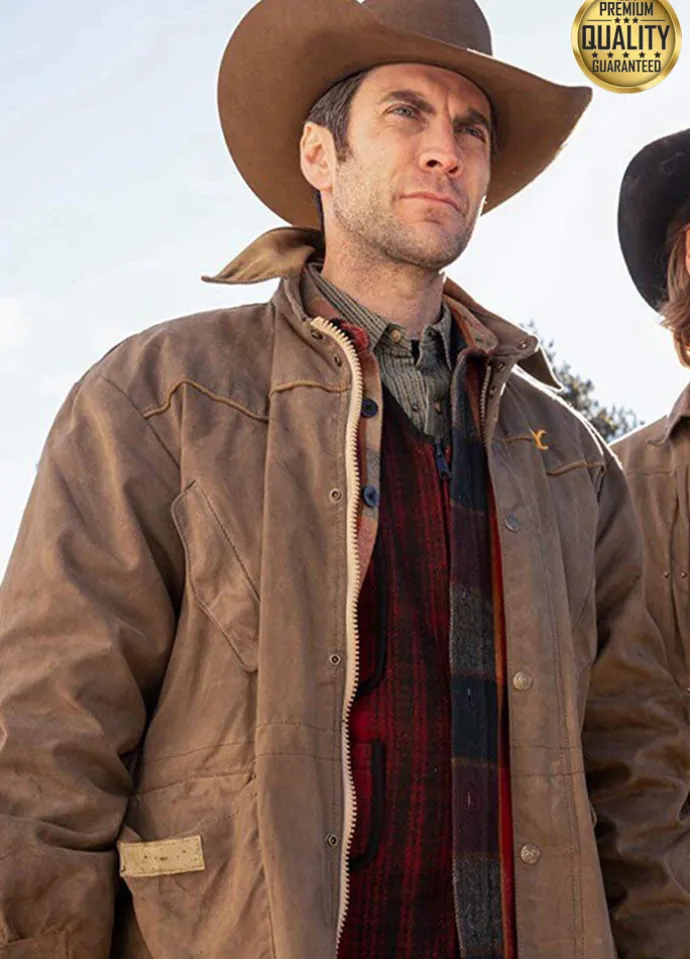 Jamie Dutton Yellowstone Wes Bentley Cotton Jacket