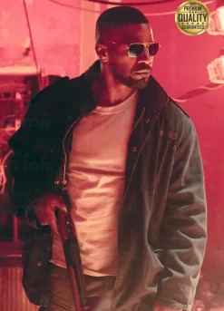 Jamie Foxx Project Power Black Cotton Jacket