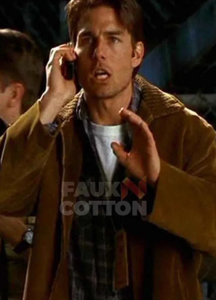 Jerry Maguire Tom Cruise Suede Jacket
