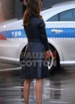 JESSICA BIEL THE A TEAM TRENCH COAT