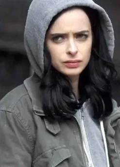 Jessica Jones (Krysten Ritter) Jessica Jones Grey Cotton Jacket