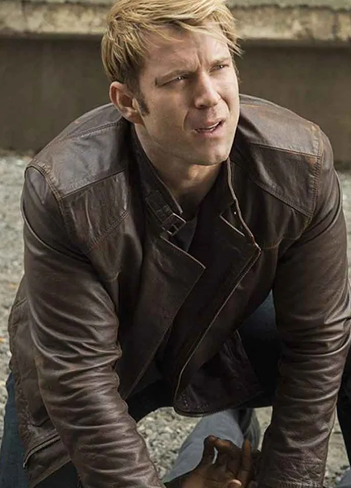 JESSICA JONES WIL TRAVAL BROWN JACKET