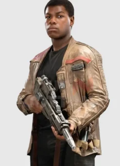 JOHN BOYEGA STAR WARS FORCE AWAKENS LEATHER JACKET