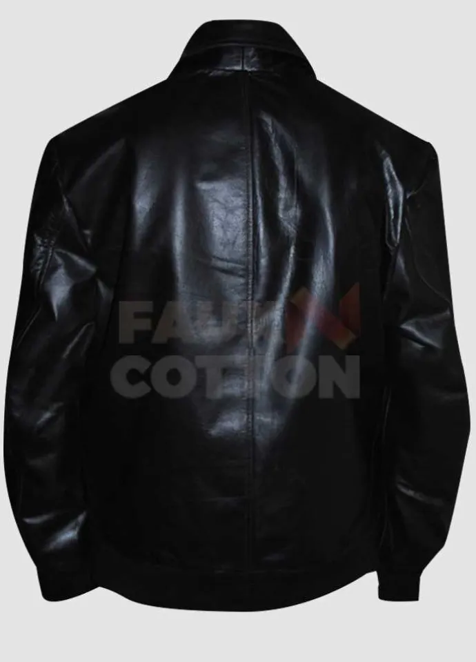 John F Kennedy Bomber Leather Jacket