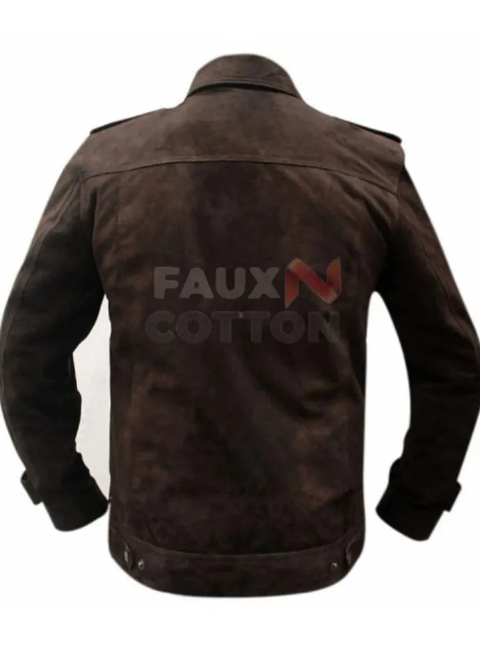 John Lennon The Beatles Rubber Soul Suede Leather Jacket