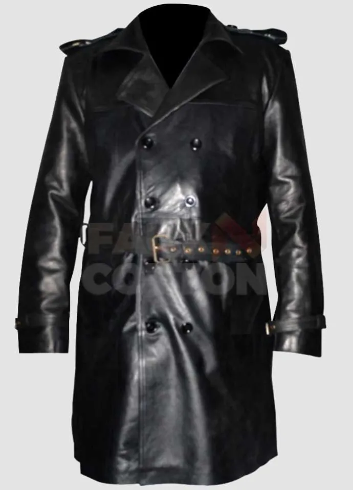 Johnny Depp Sweeney Todd Leather Trench Coat
