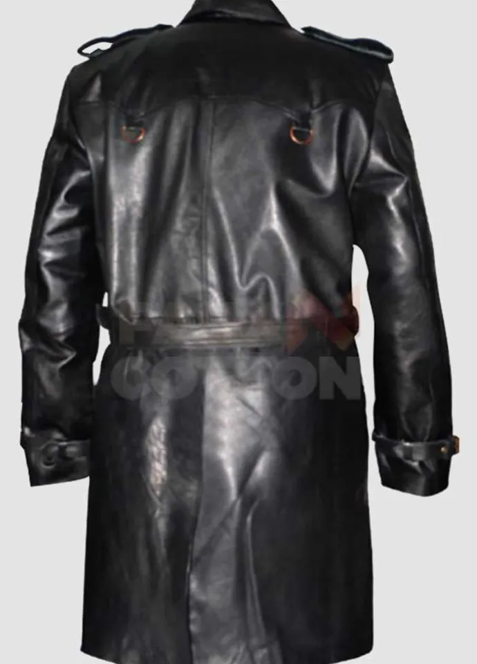 Johnny Depp Sweeney Todd Leather Trench Coat