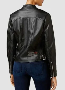 Jou Jou Juniors Perforated Faux Leather Jacket