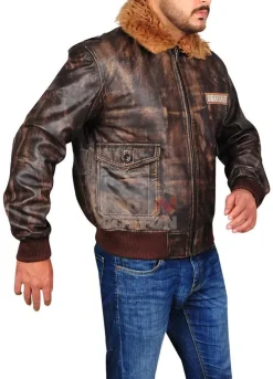 Jumanji 2 Nick Jonas Brown Jacket