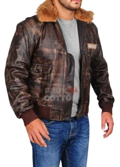 Jumanji 2 Nick Jonas Brown Jacket