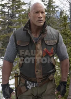 Jumanji The Next Level Dwayne Johnson Leather Vest