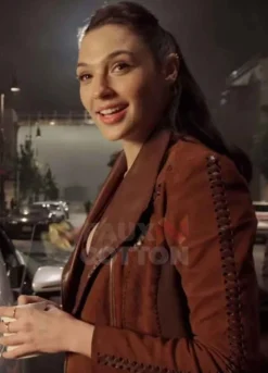 Justice League Gal Gadot Suede Jacket