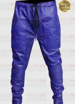 Justin Bieber Blue Studded Vest And Pant