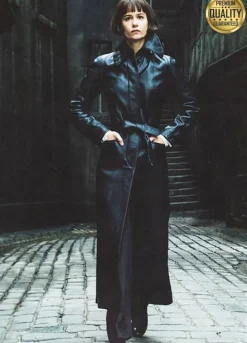 Katherine Waterston Fantastic Beasts: The Crimes of Grindelwald Tina Goldstein Leather Coat