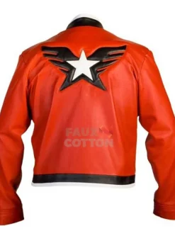 King of Fighter XIV Rock Howard Cowhide Leather Jacket