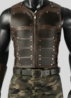 Kraven the Hunter (2024) Aaron Taylor Brown Vest