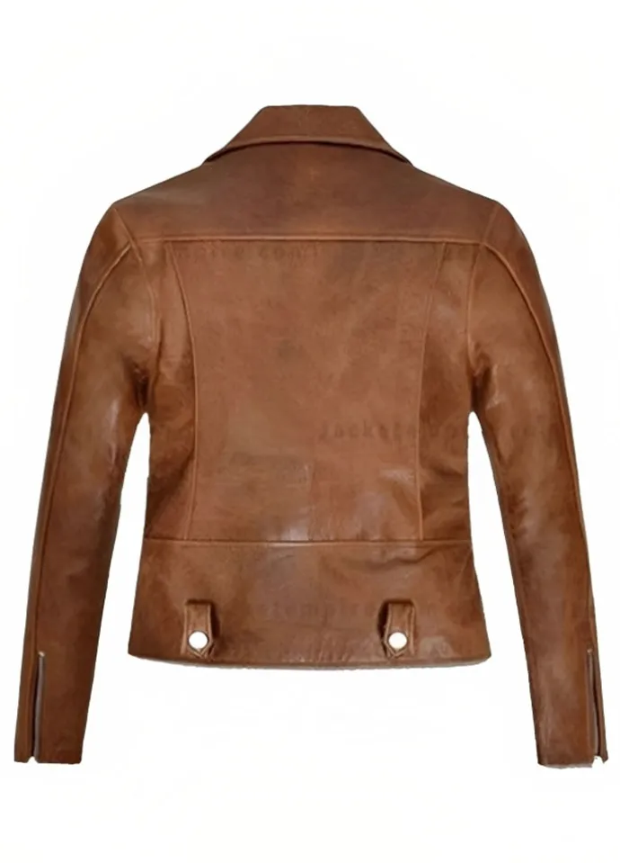 Kylie Jenner Brown Leather Jacket