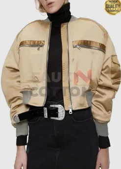 L.A.’s Finest Season 2 Sydney Burnett Cropped Bomber Jacket