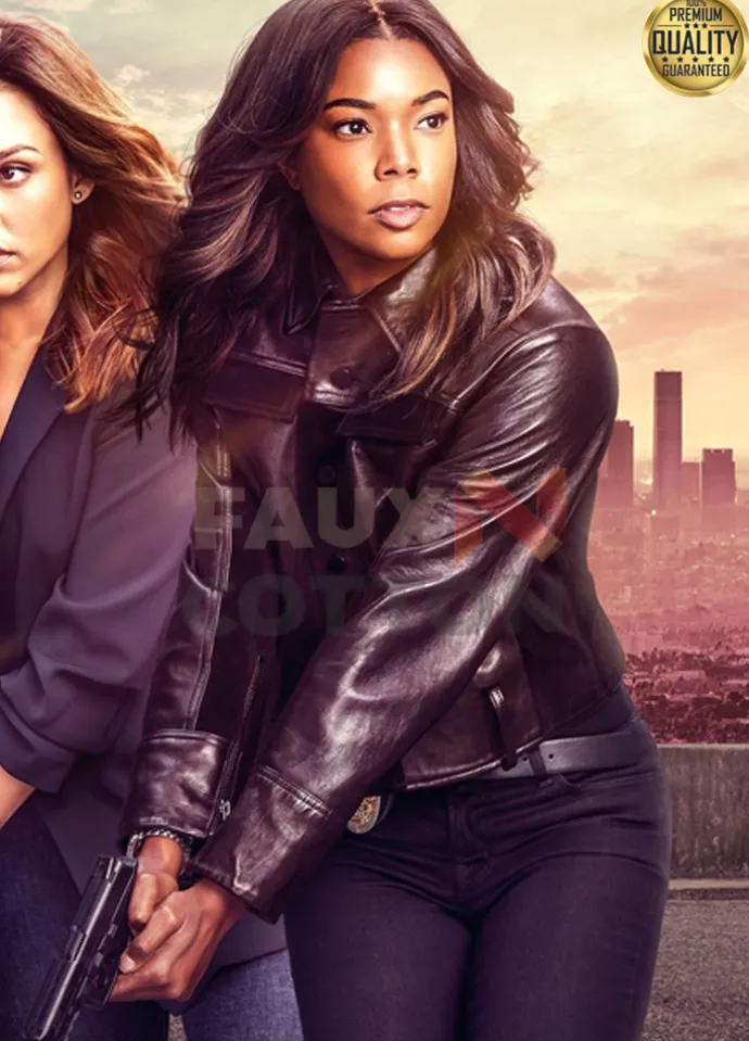 L.A.'s Finest Sydney Burnett Black Leather Jacket