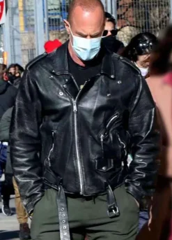 LAW AND ORDER CHRISTOPHER MELONI BLACK JACKET