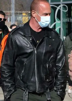 LAW AND ORDER CHRISTOPHER MELONI BLACK JACKET