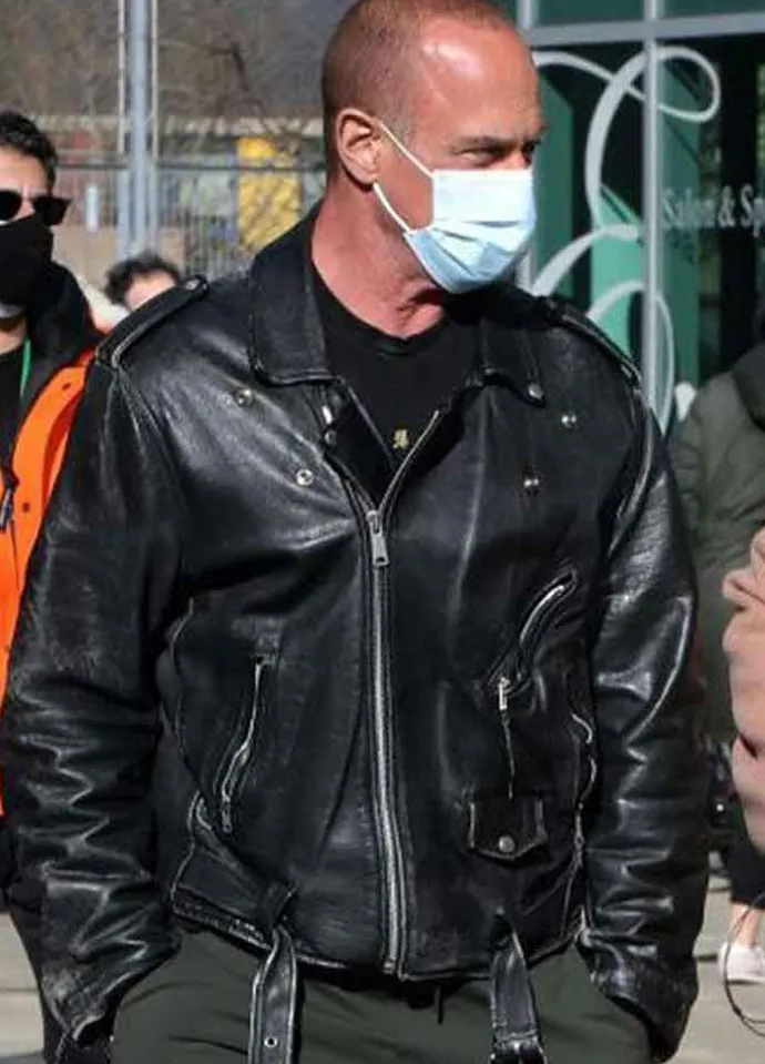 LAW AND ORDER CHRISTOPHER MELONI BLACK JACKET
