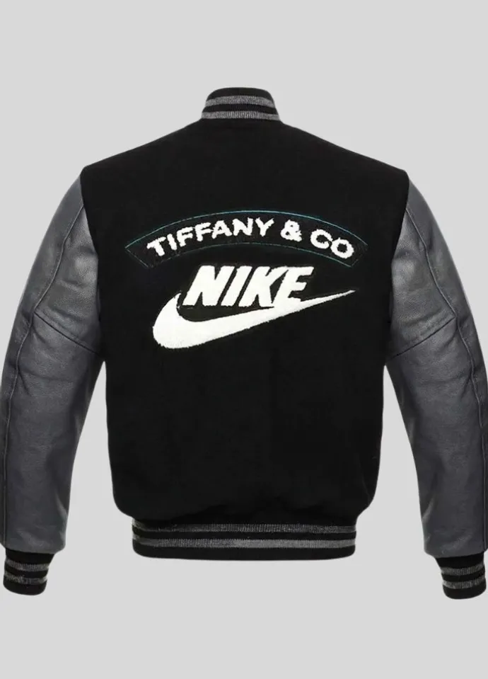 LEBRON JAMES TIFFANY BOMBER BLACK JACKET