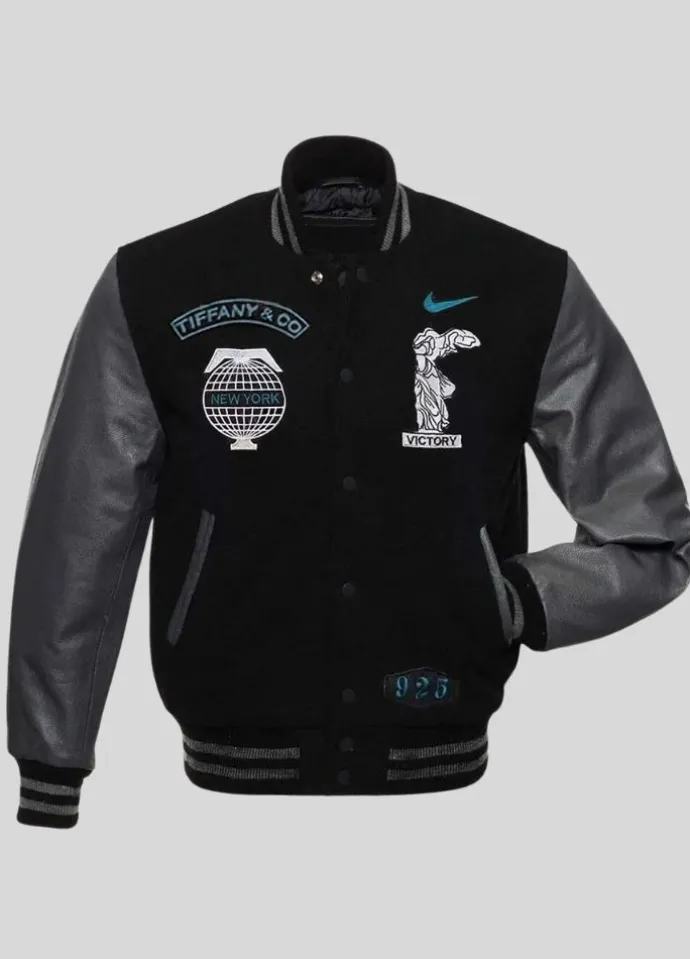 LEBRON JAMES TIFFANY BOMBER BLACK JACKET
