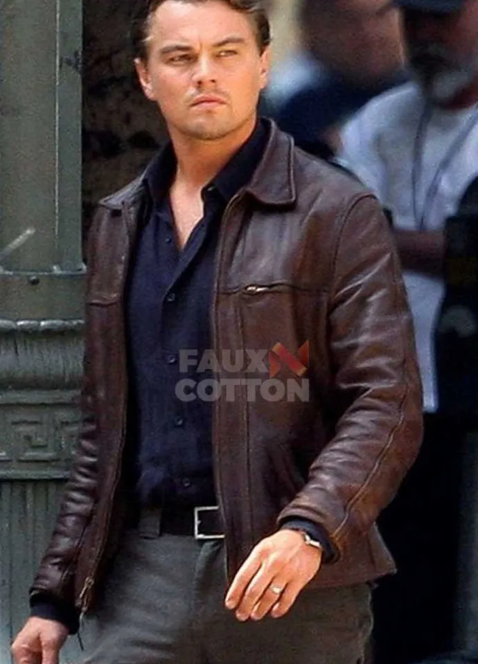 Leonardo DiCaprio Inception Cobb Brown Jacket