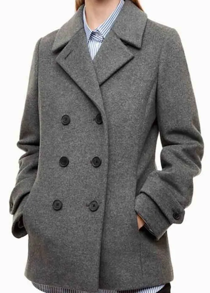 Lili Reinhart Riverdale Season 2 (Betty Cooper) Grey Wool Coat