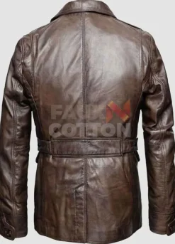 Live by Night (Joe Coughlin) Ben Affleck Brown Leather Jacket
