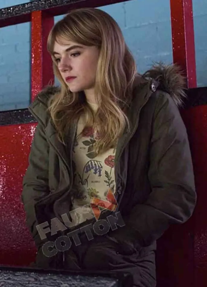 Locke & Key Emilia Jones (Kinsey Locke) Cotton Coat