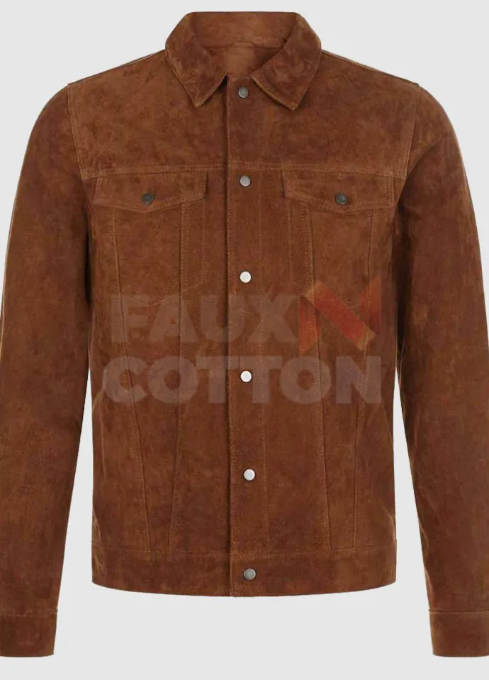 LOGAN WOLVERINE HUGH JACKMAN SUEDE LEATHER JACKET