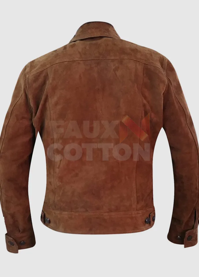 LOGAN WOLVERINE HUGH JACKMAN SUEDE LEATHER JACKET
