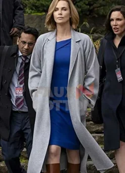 Long Shot Charlize Theron Wool Coat