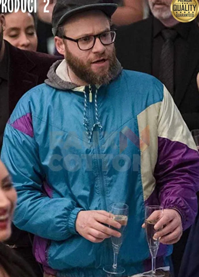 Long Shot Seth Rogen Blue Jacket
