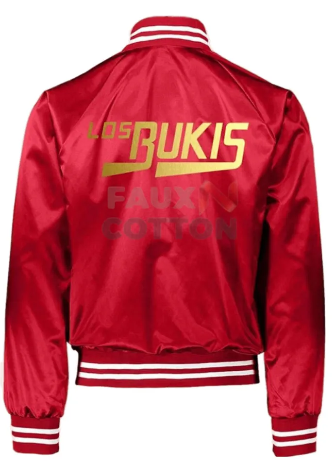 Los Bukis Red & Black Bomber Satin Jacket