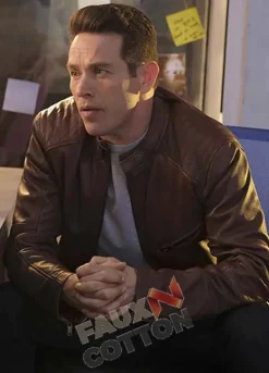 Lucifer Kevin Alejandro (Dan Espinoza) Brown Leather Jacket