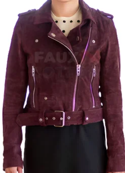 Lucifer S06 Brianna Hildebrand (Rory) Biker Jacket