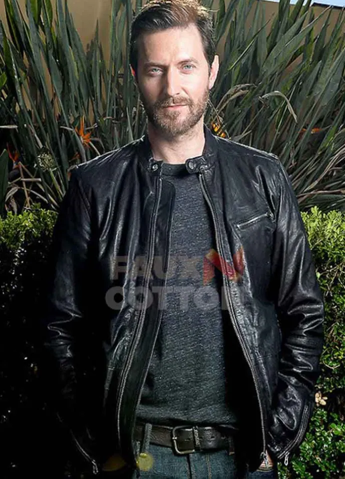Lucifer Tom Ellis Black Leather Jacket