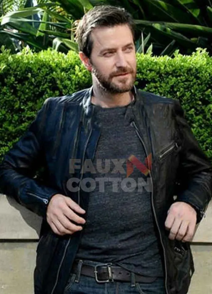 Lucifer Tom Ellis Black Leather Jacket