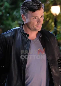 Lucifer Tom Welling Black Leather Jacket