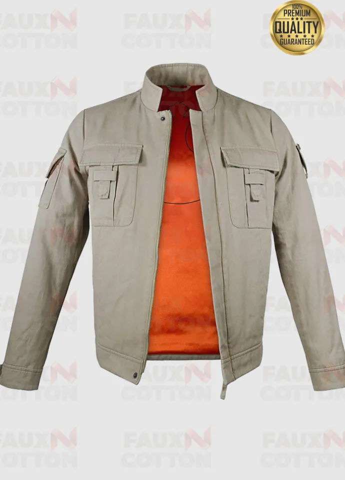 Luke Skywalker Star Wars The Empire Strikes Back White Cotton Jacket