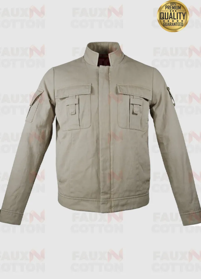 Luke Skywalker Star Wars The Empire Strikes Back White Cotton Jacket