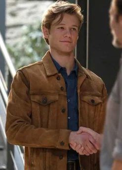 MACGYVER LUCAS TILL (ANGUS MACGYVER) BROWN JACKET