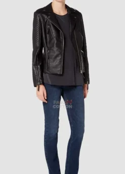 Maison De Nimes Cliff Faux Leather Jacket