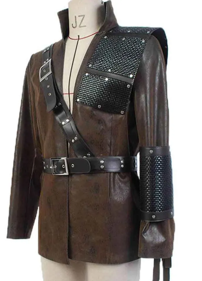Malcolm Merlyn (Dark Archer) Arrow Brown Leather Jacket