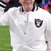 Mark Davis Las Vegas Raiders White Jacket