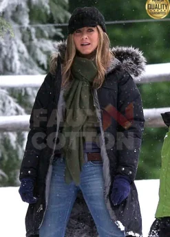 Marley and Me Jennifer Grogan Black Fur Coat