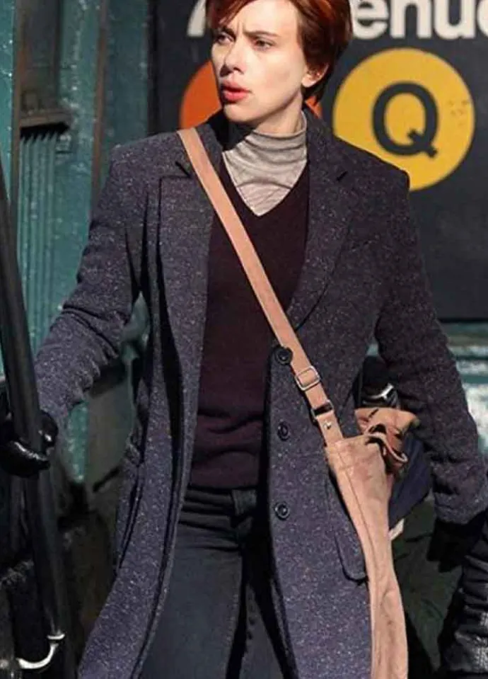 MARRIAGE STORY (NICOLE BARBER) SCARLETT JOHANSSON WOOL COAT